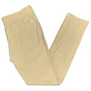 EPTM Men's XXL Ankle Zip Track Pants Joggers - Tan -‎ Drawstrings - Slim Fit